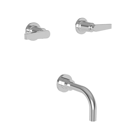 Newport Brass Tub Faucet, Polished Chrome, Wall 3-2975-26